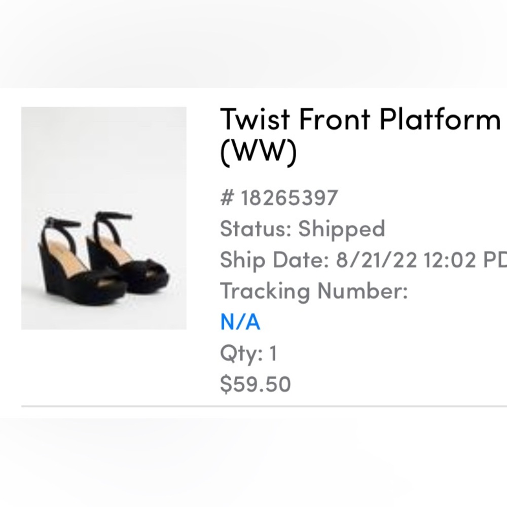 TORRID Twisted Front and Anklet Clasp Wedges NWT Size 7.5